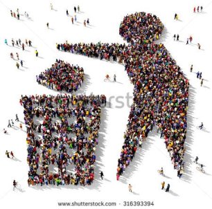 stock-photo-large-group-of-people-seen-from-above-gathered-together-in-the-shape-of-a-symbol-of-a-man-next-to-a-316393394